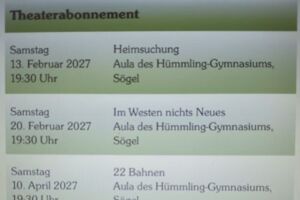 Theaterabonnement 2026/27