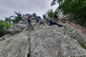 Schnupperklettern und Abseilen