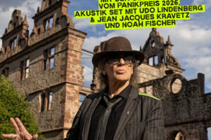 Hermann Hesse-Festival 2026 - mit den Gewinnern des Panikpreises 2026, Akustik Set mit Udo Lindenberg & Jean Jacques Kravetz und Saxophonist Noah Fischer