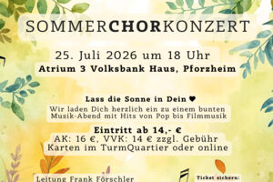 Sommerchorkonzert - Lass die Sonne in Dein Herz