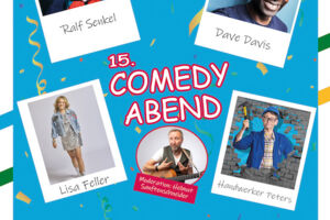 Comedy Abend 2026 - unterstützt durch Reifen Stiebling, diprotec GmbH und Stadt Herne