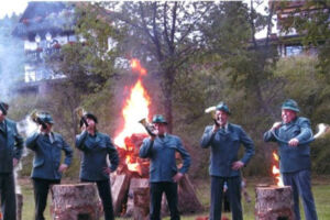 Silvesterblasen von der Erdbeerplatte