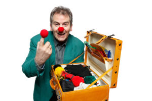 Lachen ist Licht, Lächeln ist Hoffnung, Sterben braucht Hoffnungslichter - Clowns- und Humortage