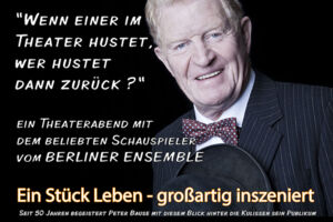 Wenn einer im Theater hustet, wer hustet dann zurück?