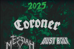 Evil Obsession 2025 - Coroner + Messiah + Dust Bolt + Catbreath