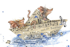 Philipp und Philine - die philharmonischen Mäuse - Ein Sitzkissenkonzert für Kinder ab 3 Jahren, Illustrationen Susanne Smajic