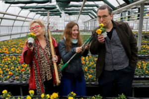 Nur die Harten komm in Garten