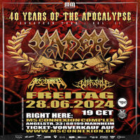 VADER - 40 Years of the Apocalypse Tour
