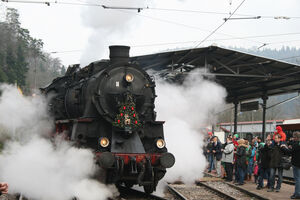 Nikolaus-Dampfzüge auf der Albtalbahn