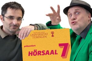 Hörsaal 7 - Herr Hämmerle, Professor Slama und Schrödingers Katze