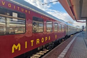 WARNEMÜNDE  -  Sonderzug zum Warnemünder Turmleuchten