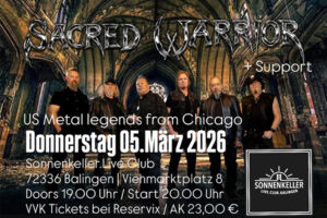 Sacred Warrior + support - special shows in germany