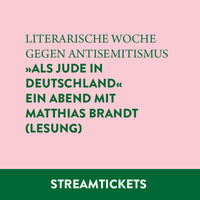 STREAM: Als Jude in Deutschland - Ein Abend mit Matthias Brandt (Lesung)