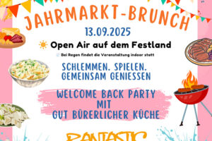 Rantastic Jahrmarktbrunch - Welcome back at home - Brunch im September