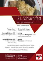 31. Schlachtfest des CVJM Wimsheim e. V.