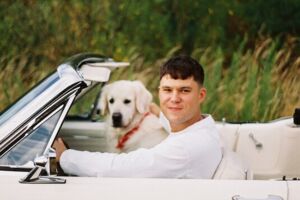 Ivan Thieme - mit Golden Retriever