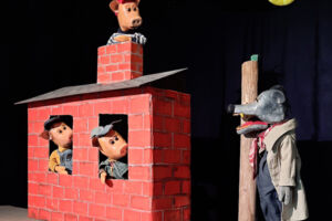 Die drei Schweinchen und der Wolf - Freie Platzwahl