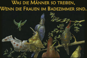 Was die Männer so treiben, wenn die Frauen im Badezimmer sind - Szenische Lesung